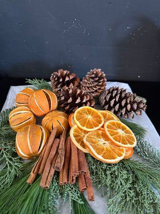 Pack naranjas decoración natural